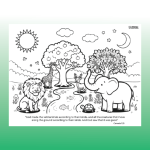 Verse Coloring Page