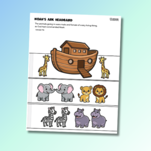 Noah - headband craft - Color